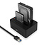 ACT Dual-Bay Dockingstation für 2,5'' & 3,5'' SATA HDD/SSD - USB 3.0 (5 Gbps) / Schwarz