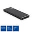 ACT Externes Gehäuse für M.2 SATA SSD (max. 80mm) - USB 3.0 (5 Gbps) - Aluminium/Schwarz