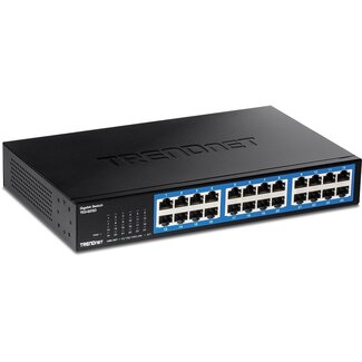 Trendnet TRENDnet TEG-S25D 24-Port Gigabit Ethernet Switch - 10/19 Zoll (1HE) / Schwarz