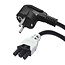 Plenty Installationsstecker Stromkabel - Prolink - CEE 7/7 - Schwarz - 5 Meter