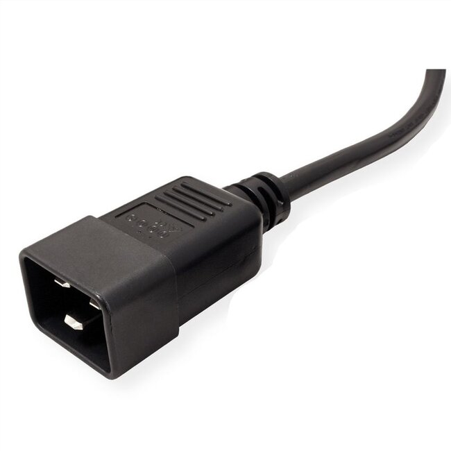 Schroff Stromkabel Installationsstecker UPS/PDU - Wieland GST18® - C20 / Schwarz - 5 Meter