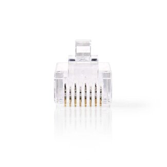 Nedis Nedis RJ45 Crimpstecker (UTP) für CAT6 Netzwerkkabel (flexibel) - 10 Stück