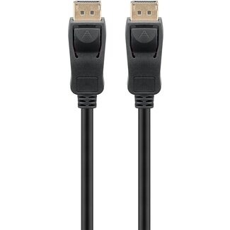 Goobay DisplayPort-Kabel | VESA-zertifiziert | DP2.1 (10K 60Hz) | UHBR10 (40 Gbit/s) | 1 Meter