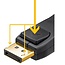 DisplayPort Kabel | DP1.4 (8K 60Hz) | HBR3 (32,4 Gbit/s) | CCS | Schwarz | 1 Meter