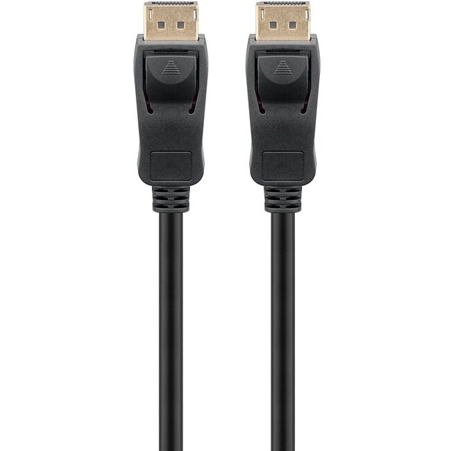 DisplayPort Kabel | DP1.4 (8K 60Hz) | HBR3 (32,4 Gbit/s) | CCS | Schwarz | 3 Meter