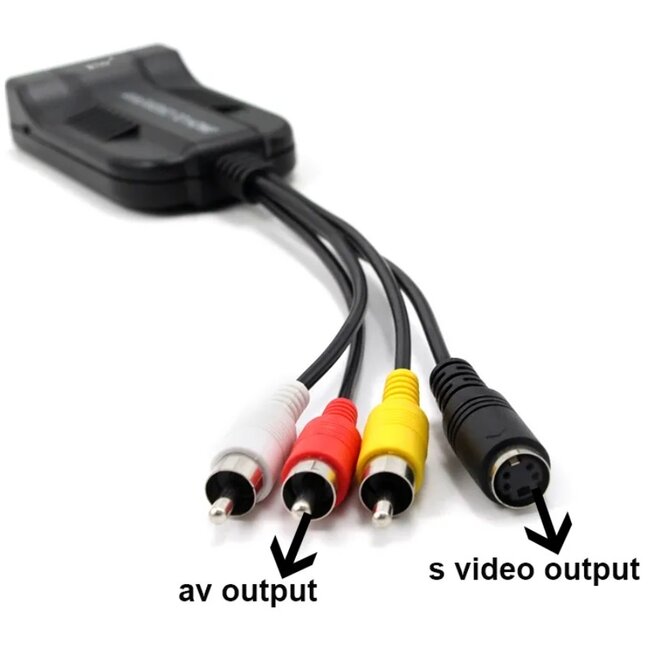 HDMI zu Cinch Composite AV & S-VHS Konverter / Schwarz - 0,25 m