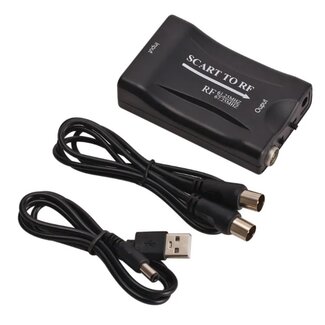 Dolphix SCART-zu-RF-Konverter / Schwarz