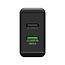 Goobay USB Heimladegerät 2 Ports - Quick Charge 3.0 - 28W / Schwarz