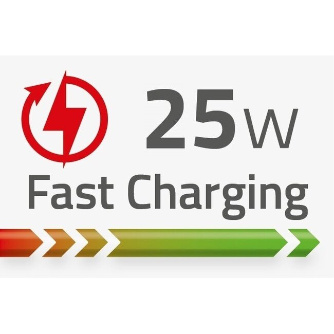 Goobay Heimladegerät mit 1 USB-C PD Anschluss - 25W / Schwarz