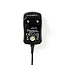 Universal Netzadapter 3-12V / 600mA / 7,2W mit 6 Wechselsteckern / Schwarz - 1,8 m