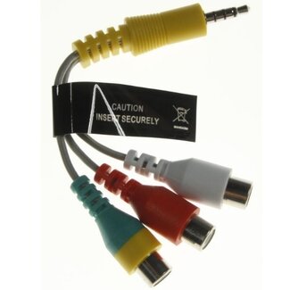 Samsung Samsung LED TV 3,5mm 4-poliger Klinken-auf-Composite Adapter BN39-02189A - 0,10 m