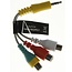 Samsung LED TV 3,5mm 4-poliger Klinken-auf-Composite Adapter BN39-02189A - 0,10 m
