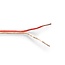 Nedis Lautsprecherkabel (CU Kupfer) - 2x 1,50mm² / transparent - 1 Meter