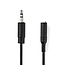 Nedis 3,5mm Klinke (m) auf 6,35mm Klinke (w) Stereo Audio Adapterkabel - CCS Leiter - Schwarz - 0,20 m