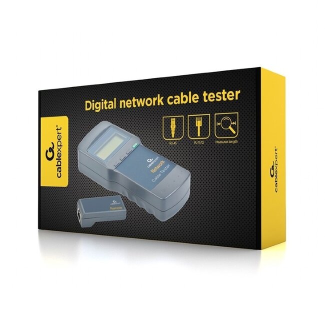 Cablexpert LAN-Multifunktionstester für Koax- und Netzwerkkabel – RJ45 & RJ11