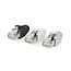 Nedis RJ45 STP Crimp-Stecker für CAT6a Netzwerkkabel (fest/flexibel) - 10 Stück inkl. Hülsen