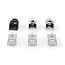 Nedis RJ45 STP Crimp-Stecker für CAT6a Netzwerkkabel (fest/flexibel) - 10 Stück inkl. Hülsen
