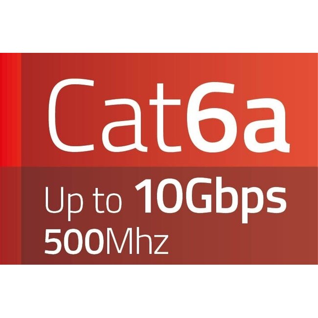 Nedis RJ45 STP Crimp-Stecker für CAT6a Netzwerkkabel (fest/flexibel) - 10 Stück inkl. Hülsen