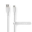 Nedis USB-C auf USB-A Silikonkabel - USB 2.0 - PD 15W - Weiß - 1,5 m
