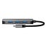 Nedis USB-C Hub 4 Ports USB3.0 Bus-powered Grau 0,10 m