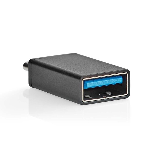 Nedis USB-C (m) auf USB-A (w) Adapter - kompakt - USB 3.0 / schwarz