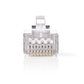 Nedis Nedis RJ45 STP Crimpstecker für CAT6 Netzwerkkabel (fest) - 10 Stück