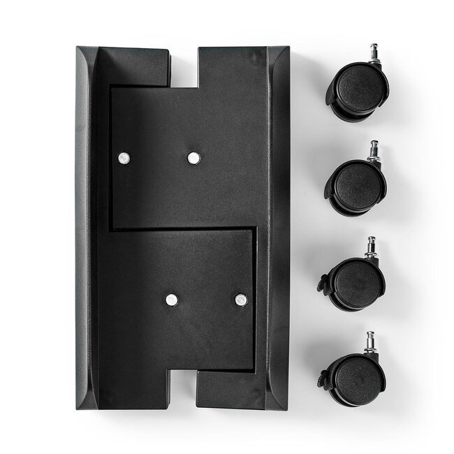 Nedis Computer Bodenständer mit Rollen / Schwarz