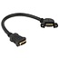 HDMI (m) - HDMI (m) Winkeladapter Einbau - Version 1.4 (4K 30Hz) - 0,25 m
