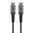 Goobay USB-C auf USB-C Kabel - USB 2.0 - bis 60W / Nylon - 2 Meter
