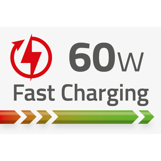 Goobay USB-C auf USB-C Kabel - USB 2.0 - bis 60W / Nylon - 2 Meter