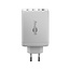 Goobay Heimladegerät 3x USB-C PD + 1x USB-A QC GaN 100W Weiß