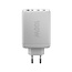 Goobay Heimladegerät 3x USB-C PD + 1x USB-A QC GaN 100W Weiß