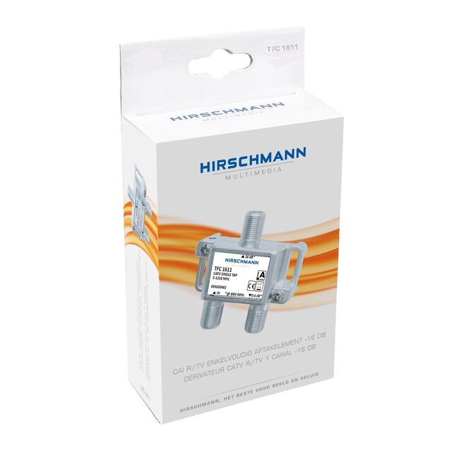 Hirschmann Multitap TFC1611 SHOP 1 Ausgang - 16 dB / 5-1218 MHz