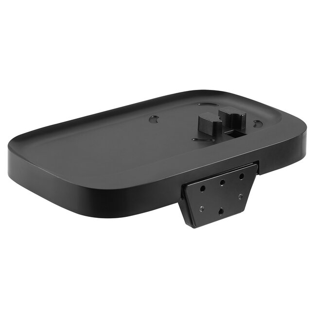 My Wall Wandhalterung Set für Sonos PLAY:1, ONE, ONE SL und andere kompakte Lautsprecher – mit extra Platz / Schwarz