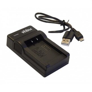 VHBW Kamera-Akku-Ladegerät kompatibel mit Olympus BLN-1 und PS-BLN1 Akkus