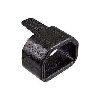 DINIC Sichere Hülle für C14-Stecker | Schwarz