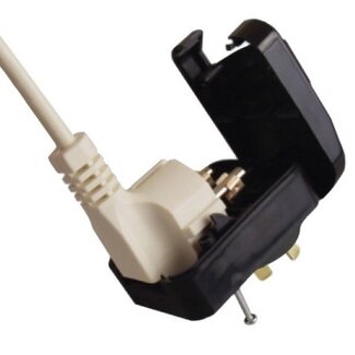 Powerconnections Reiseadapter Europa auf Australien & China geerdet - schwarz