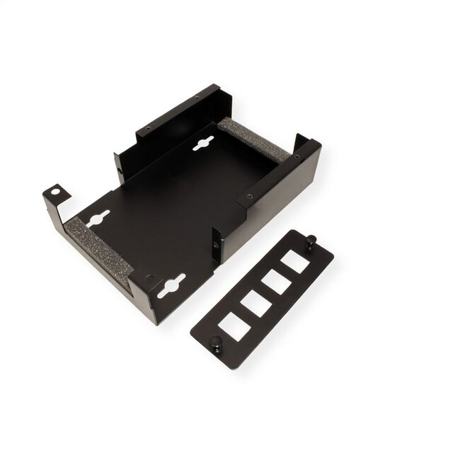 Abschließbare Ausgabebox | für 4 Keystone-Module | Schwarz