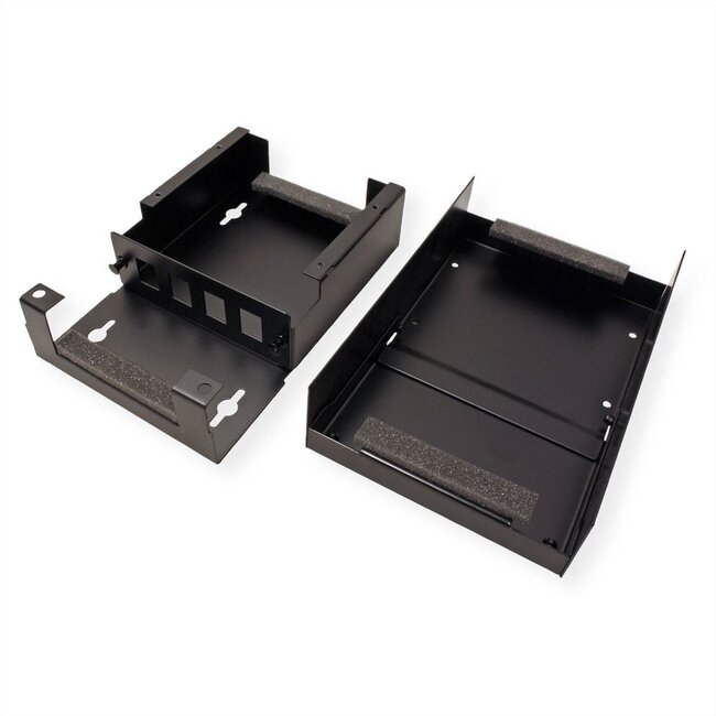 Abschließbare Ausgabebox | für 4 Keystone-Module | Schwarz