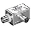 IEC Stecker (m) - IEC Buchse (w) Koaxialmantelstromfilter / Erdschleifen-Isolator
