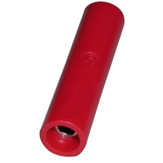 OKS Bananenstecker Kupplung (m) - (m) - rot