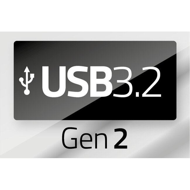 USB-C Verlängerungskabel 0,5m - USB 3.2 10 Gbit/s - PD 20V/5A - 4K 60Hz - Schwarz