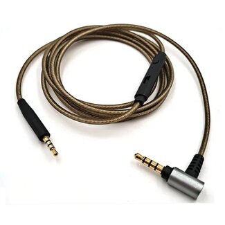 Universal Premium Winkel-Audiokabel mit Control Talk für Bose On-Ear 2, 700, QuietComfort 25, 35, 45 & Ultra – 1,2 m