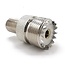 UHF (m) - F (m) Adapter - 50 Ohm
