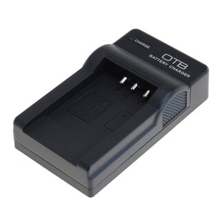 OTB Akku-Ladegerät kompatibel mit Panasonic VW-VBX070, Pentax D-Li88, Sanyo DB-L80 und Toshiba PX1686