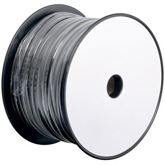 Goobay Telefonkabel 8-adrig CCA (AWG28) schwarz - 100 Meter Rolle