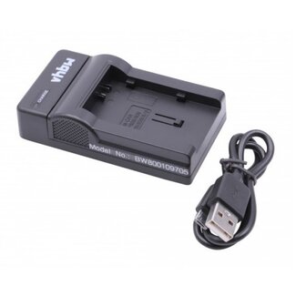 VHBW Kamera-Akku-Ladegerät kompatibel mit Canon BP-807, BP-808, BP-809, BP-819, BP-820, BP-827 und BP-828