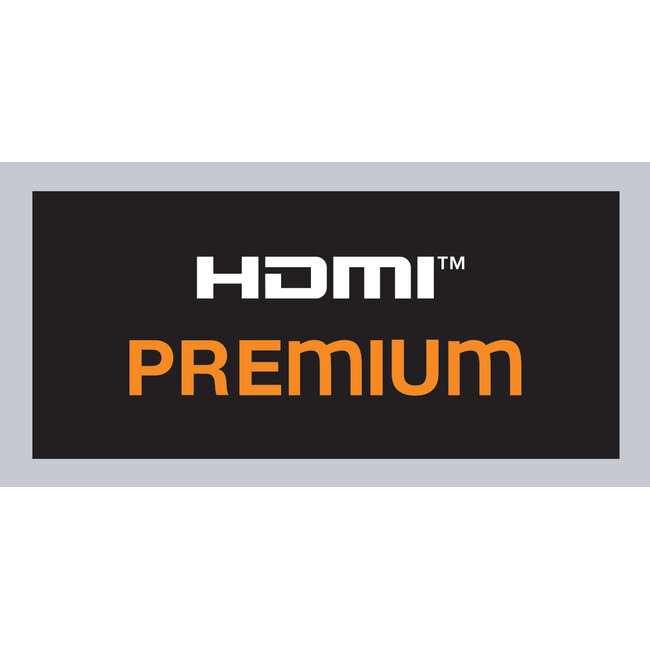 HDMI-Kabel 90° Winkelstecker unten/unten HDMI 2.0 4K60Hz HDR 1,8m