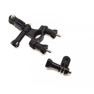 VHBW Fahrradlenkerhalterung Set für Action Kamera (z.B. GoPro) mit Schrauben