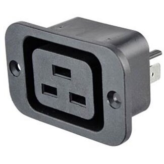 Schurter C19 Gehäusestecker